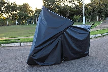 Capa Para Cobrir Moto em Couro Protetora - imagem 5